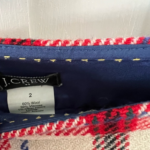 J. Crew mini skirt, wool, size 2 - Picture 2 of 2